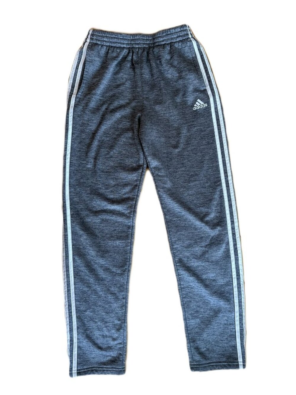 Adidas Youth Large 14/16 Tech Fleece Sweatpants Heather Gray Tall Slender Size